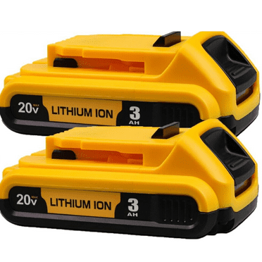 2Packs 3.6Ah 20V DCB206 Replacement for Dewalt 20V Battery Max DCB201 DCB203 DCB204 Compatible with Dewalt 20 Volt DCD/DCF/DCG/DCS Series Power Tools