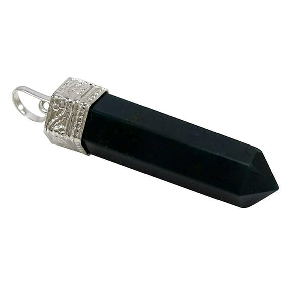 Harmonize Blood Stone 6 Sided Wand Pencil Pendant Reiki Healing Crystal Spiritual Gift Amulet