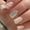 Coffin Cute flowing custard Aurora, variant on Fofosbeauty 24pcs Press on False Nails, Square Fake Nails, Short Square French Matte in Common
