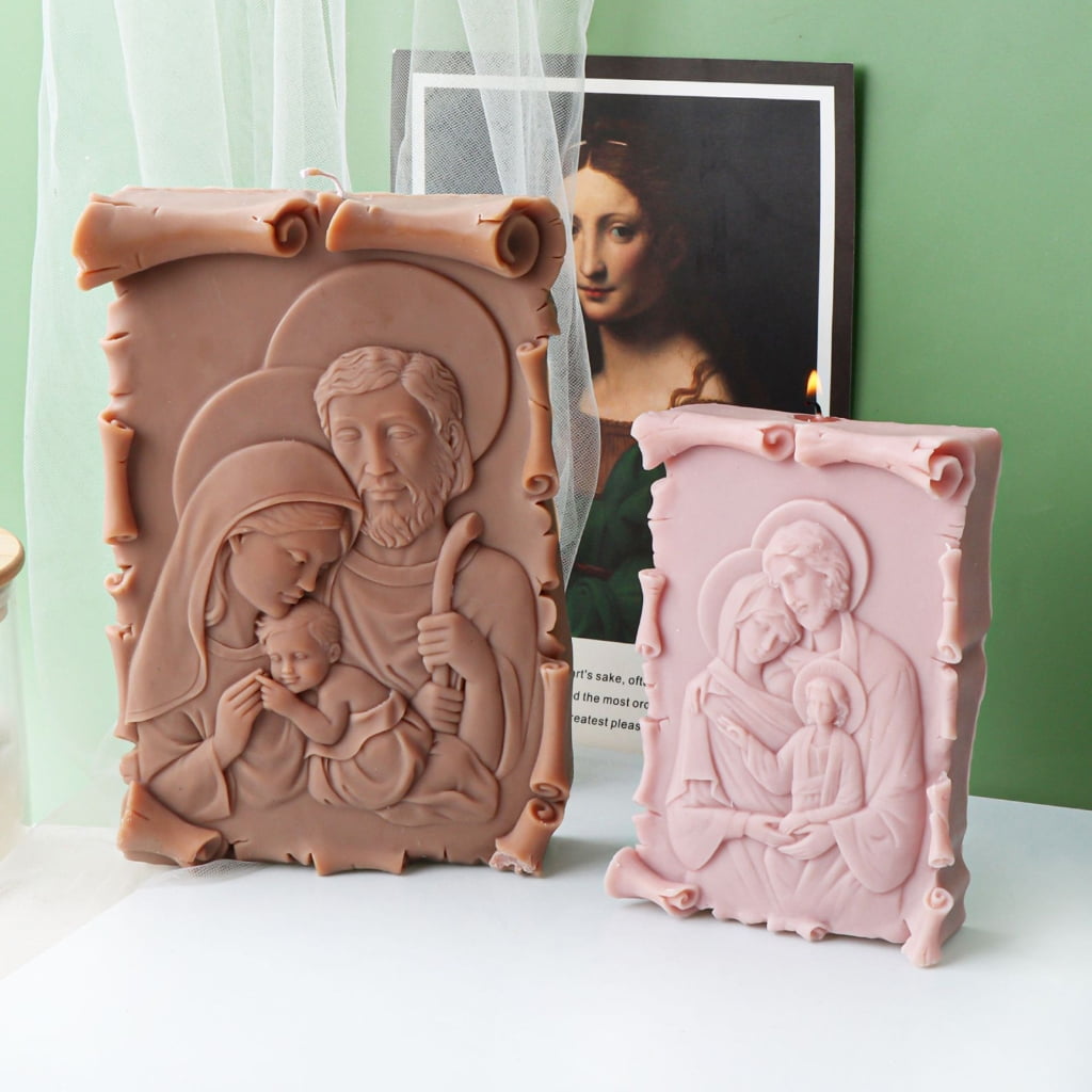 WINDLAND Gypsum Casting Mold Silicone Mould for Candle Artistic Home Decoration Molds