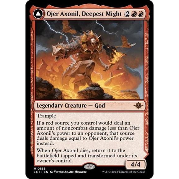 Magic the Gathering - The Lost Caverns of Ixalan - Ojer Axonil, Deepest Might Near Mint