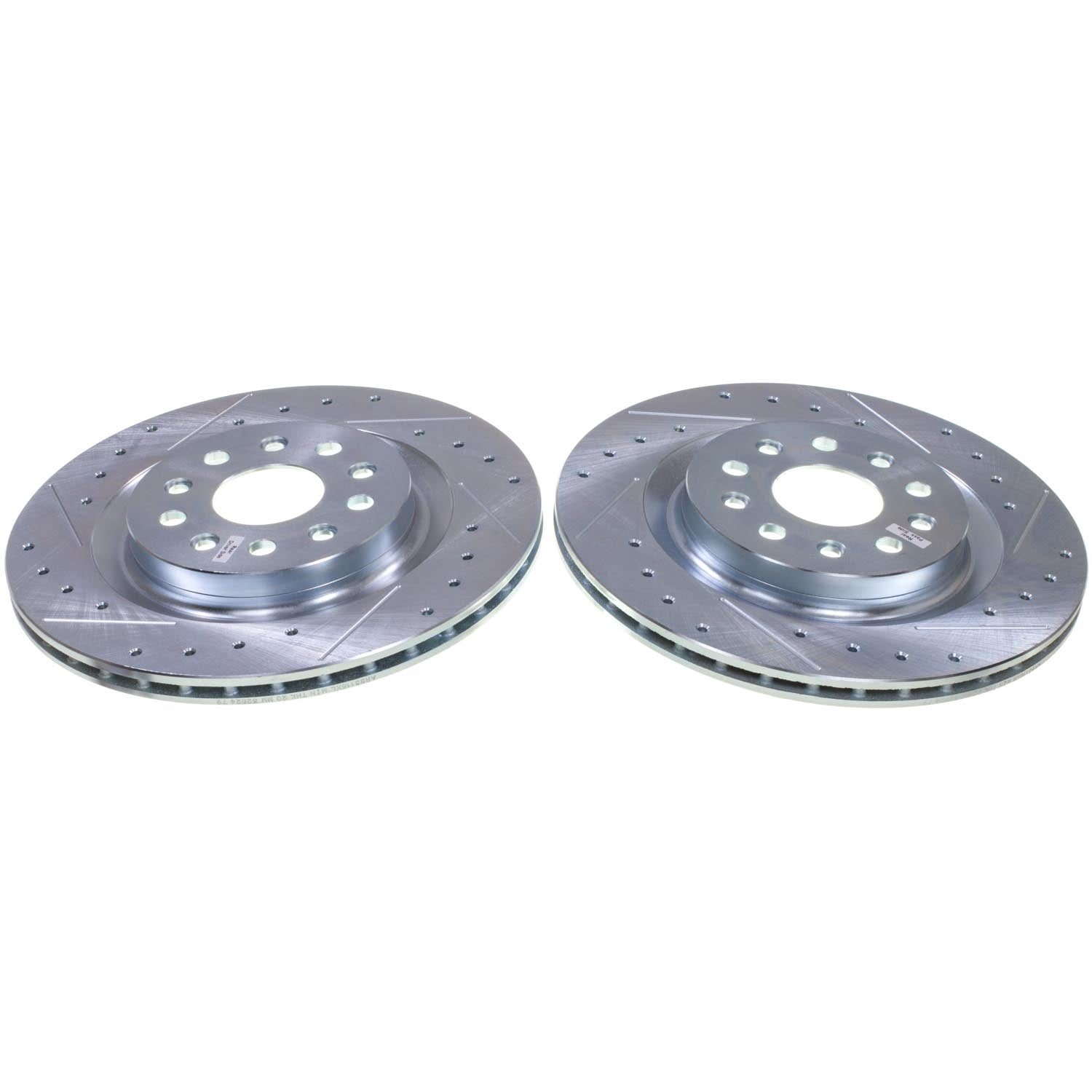 PowerStop Rear Drilled and Slotted Brake Rotor Pair for Jeep Grand Cherokee 2022-24, Jeep Grand Cherokee L 2021-24, AR83115XPR