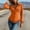#35Orange, variant on Byworldtasic Jacket for Women Long Sleeve Western Faux Suede Vintage Club Date Night Going Out Jacket 2026
