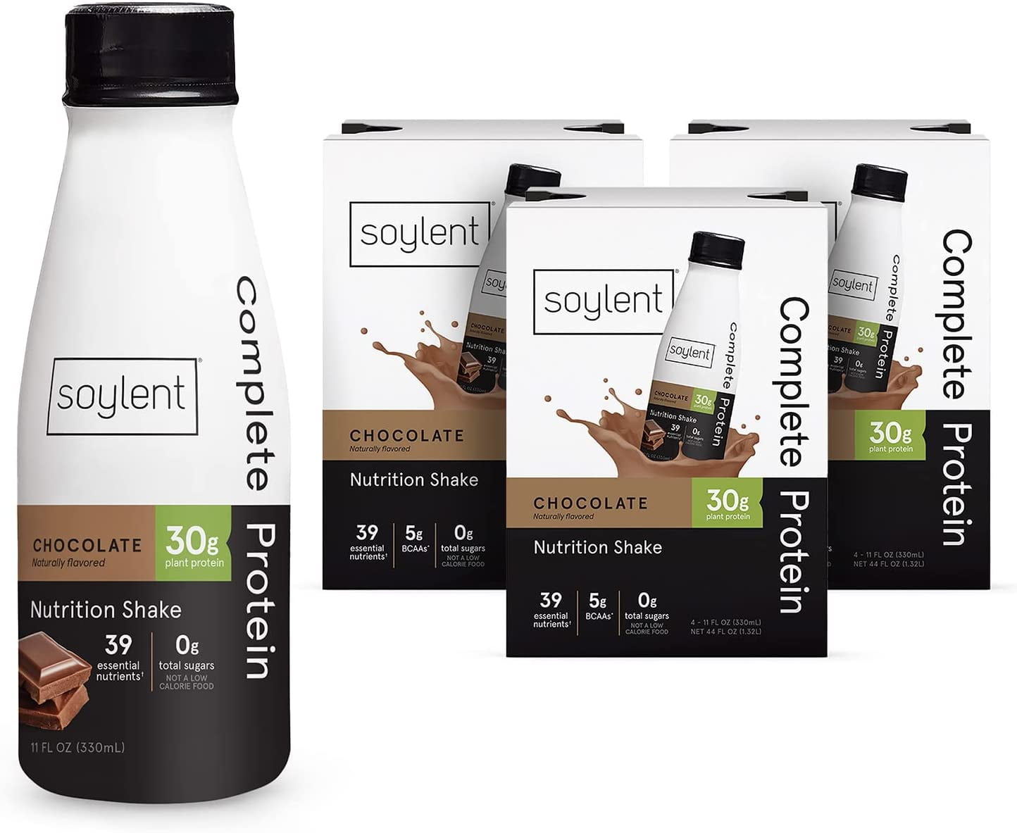 Soylent Vegan Meal Replacement Shake 11 Oz GlutenFree Plant Protein