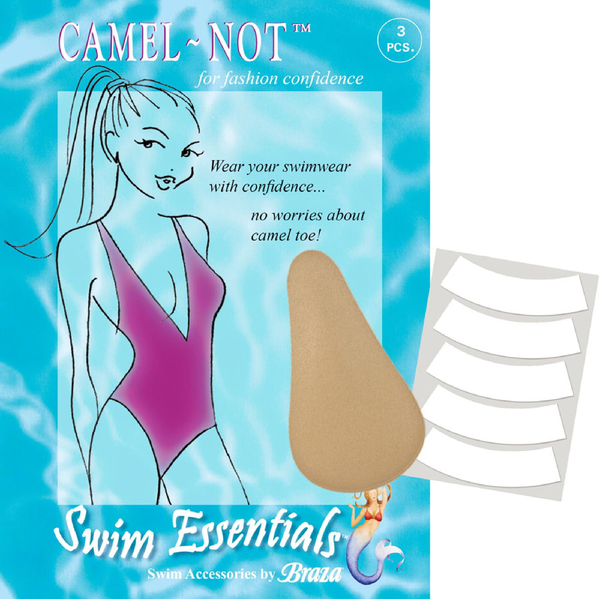 Braza Camel-Not Camel Toe Cover Foam Inserts - One Size - Beige