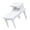 White, variant on Yihuala 1/12 Dollhouses Accessory Miniature Wood Coffee Table Two Tiers Side Table for Realistic Home Scene Displaying