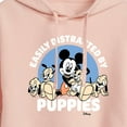 thumbnail image 3 of Disney Classics - Easily Distracted By Puppies - Juniors Cropped Pullover Hoodie, 3 of 5