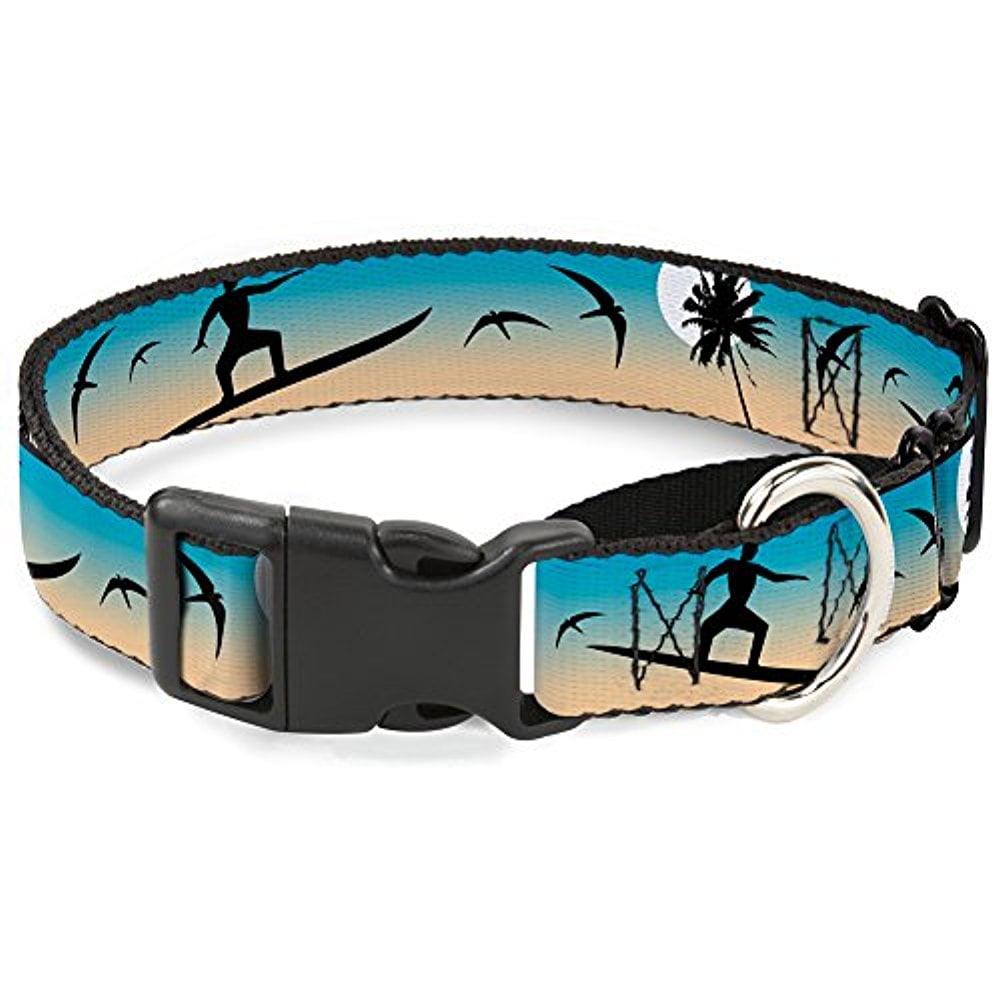 Buckle-Down Beach Surfer Martingale Dog Collar