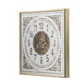 thumbnail image 2 of A&B Home Mirrored Gear Wall Clock - Antique Gold, Mirror Finish, 2 of 6