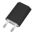 thumbnail image 4 of Actualización Portátil 1A Puertos de alimentación USB universales Adaptador de pared Cargador de pared USB Adaptador de cargador rápido con enchufe de la UE (Negro), 4 of 5