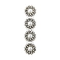 thumbnail image 2 of Silver Faux Pearl Flower Sliders - 25mm by Bead Landing, 2 of 2