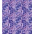 thumbnail image 2 of Ambesonne Floral Duvet Cover Sets, Purple Toned Flower Swirls, 2-King, Blue Violet Lilac, 2 of 6