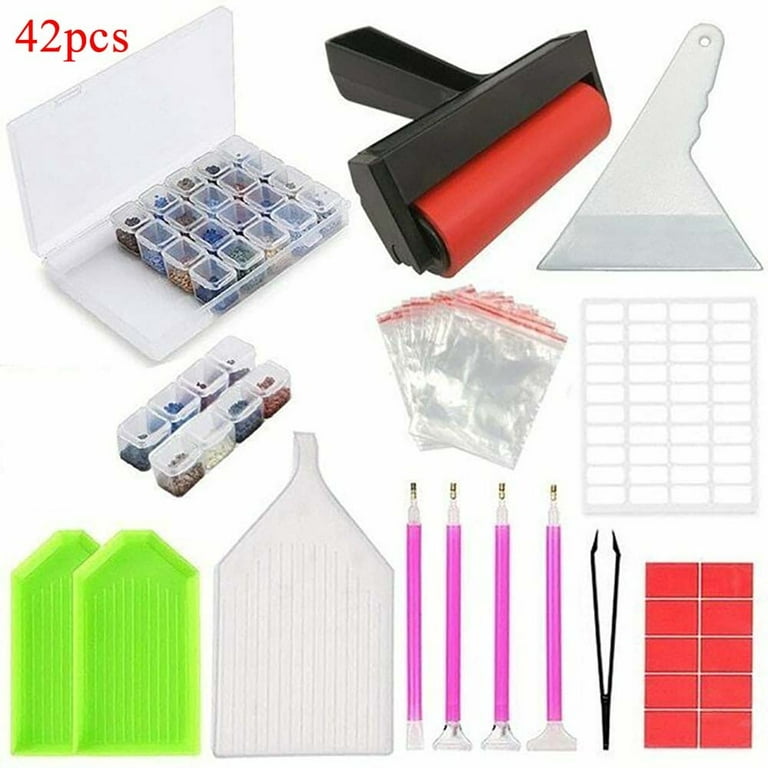 5D Diamond Painting Tool Kit - with Diamond Painting Roller and Diamond  Embroidery Box for Adults or Kids 