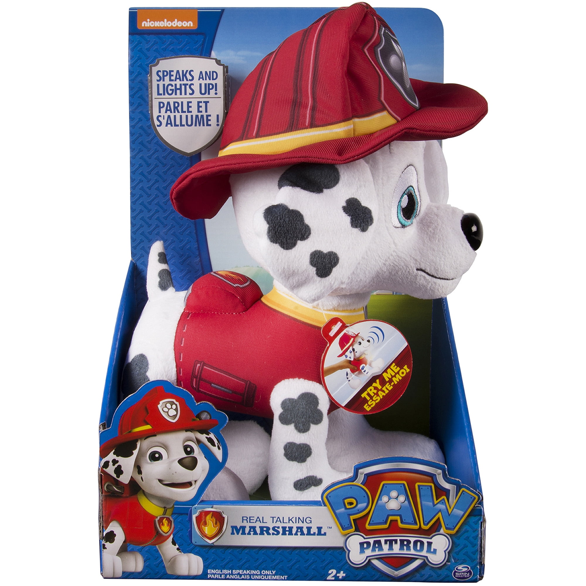 paw patrol talking marshall plush toy