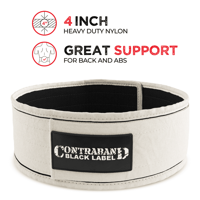 RitFit Weight Lifting Belt - Great for Squats, Clean, Lunges, Deadlift, Thrusters - Men and Women - 6 inch - Multiple Color Choi