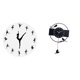 thumbnail image 1 of Reloj de pared de bailarina, reloj de pared silencioso, reloj decorativo de silencio, reloj colgante de pájaro acrílico, diseño único, adecuado para s, 1 of 8