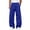 Blue, variant on LJEFF Men Wide Leg Baggy Sweatpants, Elastic Waist Loose Soft Breathable Casual Trousers Gift Blue