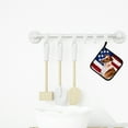 thumbnail image 3 of Carolines Treasures BB9647PTHD Smooth Fox Terrier Patriotic Pair of Pot Holders  7.5HX7.5W multicolor, 3 of 3