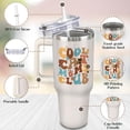 thumbnail image 3 of 40 oz Cat Mama Tumbler with Handle and Straw, Stainless Steel Insulated Cat Travel Coffee Mug Cup Water Bottle, Cat Mama Themed Gifts Stuff for Women, Cat Lover Gifts for Women Girls, 3 of 6