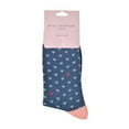 thumbnail image 2 of Miss Sparrow - Ladies Breathable Soft Novelty Bamboo Socks | Patterned Striped Polka Dot Socks, 2 of 2