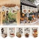 thumbnail image 4 of Bandera colgante de estilo pastoral con cultura del té tradicional china, cortina corta, banderín, divisor de cocina, sala de té, restaurante, cortinas, 4 of 5