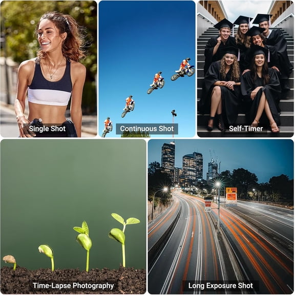 Intervalometer Timer Remote Control Shutter Release for EOS Rebel T6 T7 2000D 90D 80D 70D 77D T8i T7i T6i T6s SL3 SL2 T5i T4i EOS R R50V R6 Mark III II R6 R7 R8 R10 RP R100 M6 Mark II & More