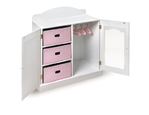 badger basket doll armoire