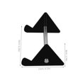 thumbnail image 2 of COMPUKAS Keyboard Instrument Display Stand Rectangular Black 1Pack, 2 of 7