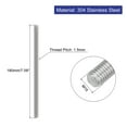 thumbnail image 2 of Uxcell M10 x 180mm 1.5mm Pitch 304 Stainless Steel Fully Threaded Rod Bar Stud, 2 of 6