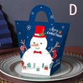 thumbnail image 5 of 5pcs Christmas Gift Bag Red Paper Christmas Bag For Candy Cookie Paking Box, 5 of 5