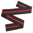 thumbnail image 1 of Elastic Elbow Wrap, Elbow Support Wrap Cross Adjustable Design Increases Blood Circulation  For Sport For Home For Outdoor For Bedroom Black And Red Stripes, 1 of 8