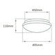 thumbnail image 4 of Lampara Plafón LED Inteligente WiFi Luz RGB + Blanca Atenuable Compatible con App móvil y Asistentes de voz Tecnolite, 4 of 4