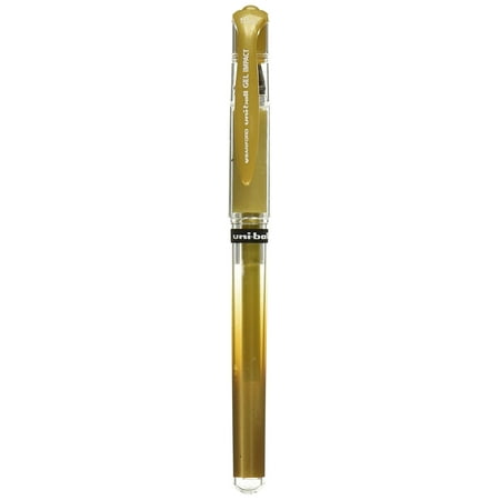 Uni-Ball SAN - Uniball Gel Impact Pen 1.0 mm Metallic Gold (Best White Gel Pen)