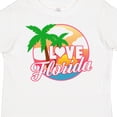 thumbnail image 4 of Inktastic I Love Florida with Ocean and Palm Trees Boys or Girls Toddler T-Shirt, 4 of 5