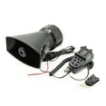 Car Megaphone 7 Tone Alarm Horn 110dB Loud Speaker Fire Alarm Ambulance