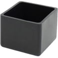 thumbnail image 1 of Square Rubber End Caps - 25mm - For Chairs, Tables, Furniture Legs, 1 of 5