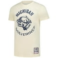 thumbnail image 2 of Men's Mitchell & Ness  Cream Michigan Wolverines Vintage Tone T-Shirt, 2 of 3