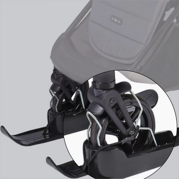 HBYJLZYG Car Accessories Wheelchair Skis Children'S Balances Bike Sled Bike Snowboard Accessories Outdoor Stroller Sled