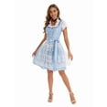 thumbnail image 5 of Oktoberfest Outfits for Women Dirndl Dress for German Traditional Bavarian Costume Blue XL, 5 of 8