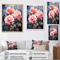thumbnail image 4 of Designart "Curvaceous Rose Delight II" Roses Floater Framed Canvas Prints, 4 of 5