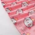 thumbnail image 5 of Toddler Baby Girls Summer Clothes Outfits Tie Knot Shoulder Sleeveless Cat Shirt and Shorts Pants Sets 2PCS Size 2T, 5 of 6