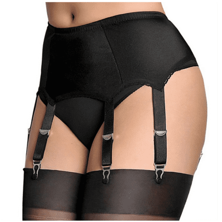 

Women Women Sheer Lace Top Thigh-Highs Stockings and Garter Belt Suspender Set
