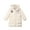 White, variant on Boys Girls Winter Jacket Thickened Down Coats Windproof Warm Long Sleeve Hooded Puffer Coats for 3-12 Years Cold Climate Wear