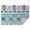 Colorful Geometric Triangle, variant on Colorful Geometric Triangle Diamond Pattern Rectangle Tablecloth 60"x84",Waterproof Polyester Rectangle Table Cloth, Wipeable Spillproof Polyester Tablecloth for Dining, Camping, Indoor and Outdoor