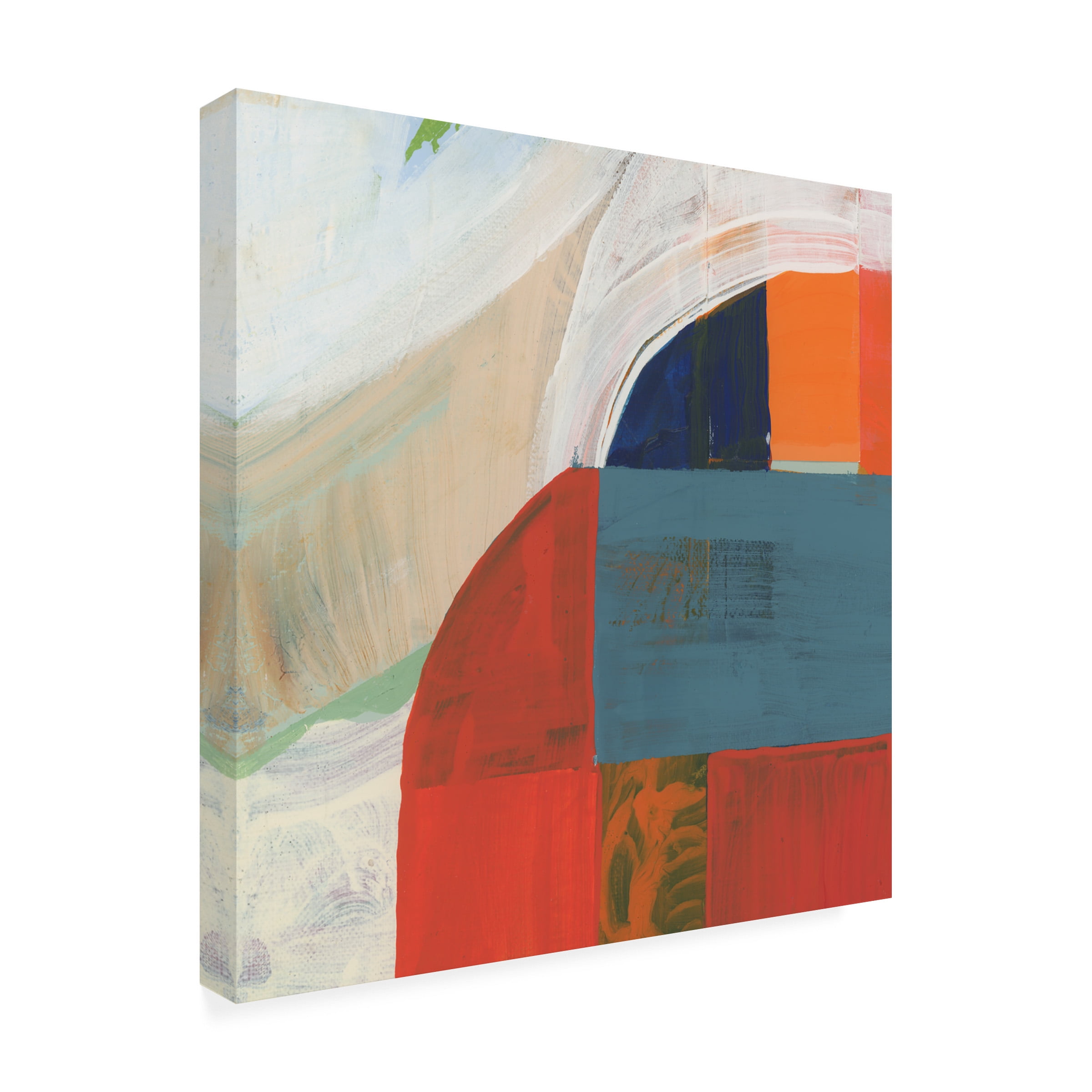 Cartissi 'Blue Orange III' Canvas Art