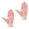 thumbnail image 3 of 1 Paire de Gants de Golf pour Femmes avec Absorption de la Sueur Couleur Rose avec Fonction Résistante à l'Usure, 3 of 6