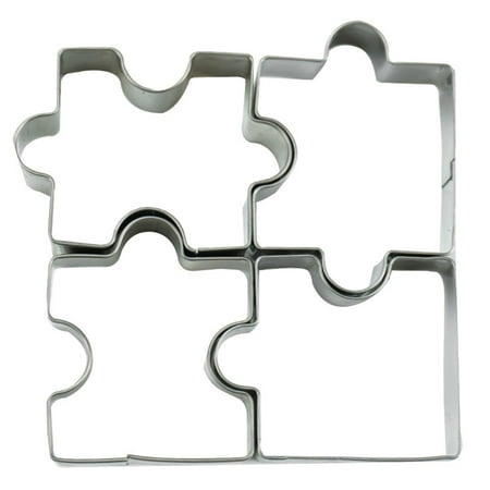 

WANYNG Biscuit Moulds Home Mold Vegetable Cutting Die DIY Baking Cookie Mold Cookie Cutter Puzzle Cook puzzle cookie mold Silver