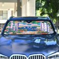thumbnail image 4 of Yayeee Car Windshield Sun Shade Universal Fit Front Visor Protector, Floral Window, 4 of 8