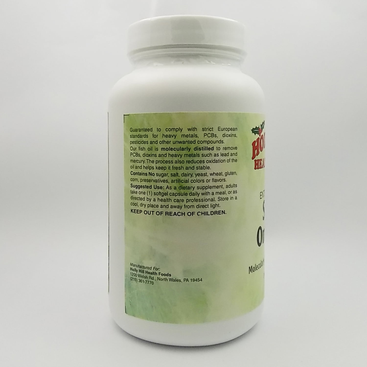 Holly Hill Health Foods Super Omega-3, Enteric Coated, 120 Softgels