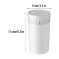 thumbnail image 4 of Xihbxyly Humidificador Colorido, Aromaterapia Usb de Gran Capacidad, Lámpara de Noche Silenciosa, Niebla Continua para Uso En Casa o En La Oficina, Ideal para Relajación y Comodidad, Función de Apaga, 4 of 4